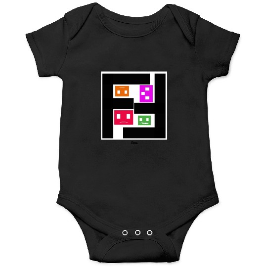 Geometric Cubes In Game - multi-sided cubes Onesies