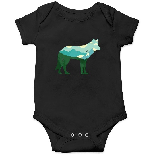 Mountain Wolf Onesies