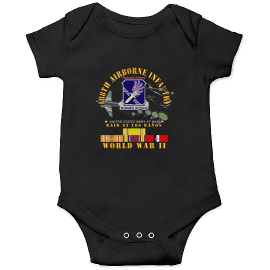 Army 188th Airborne Infantry Raid at Los Baños W J Onesies