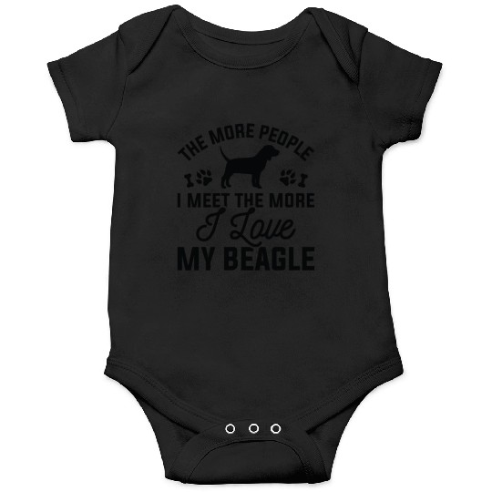 I Love My Beagle Onesies