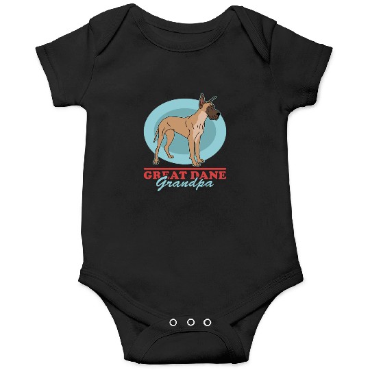 Great Dane Grandpa Dog Owner Great Danes Onesies