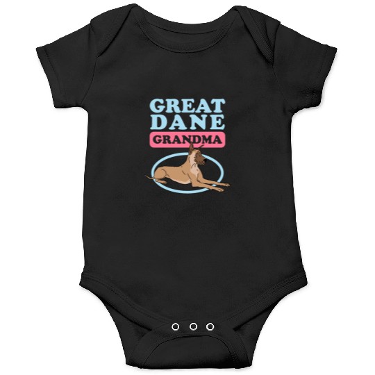 Great Dane Grandma Dog Owner Great Danes Onesies