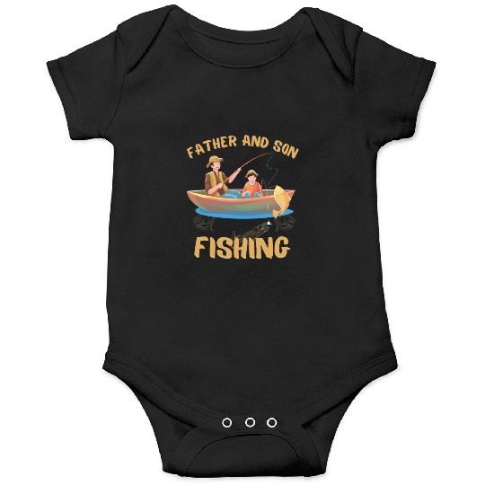 FATHER AND SON FISHING, DAUGTHER, FATHERS DAY Onesies