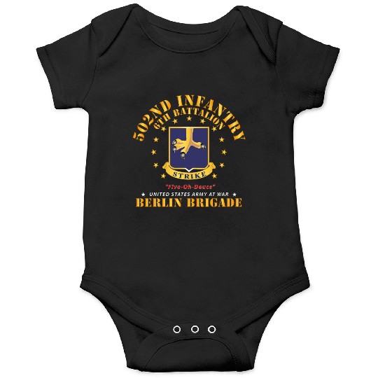 Army 6th Battalion 502nd Infantry Berlin Brigade X Onesies