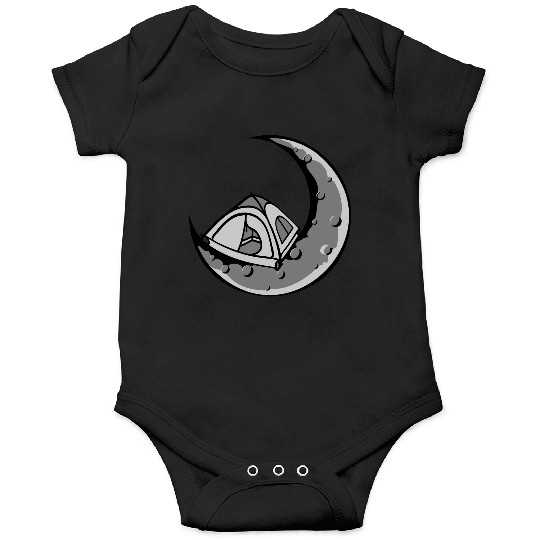 moon camping tent universe Onesies