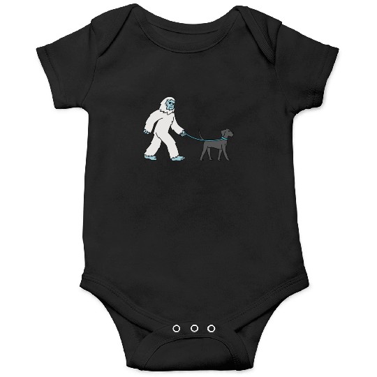 Bigfoot Sasquatch Walking Great Dane Onesies