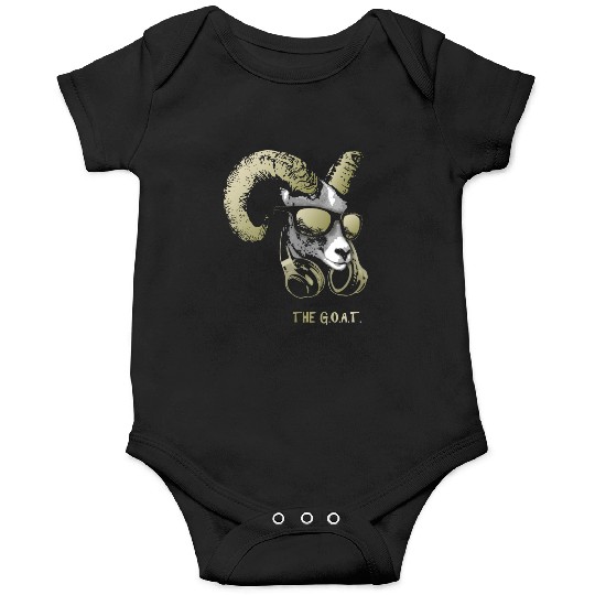 The Goat Bling Cool and Funny Music Animal with Onesies