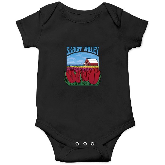 Skagit Valley Tulips Skagit Valley Tulips gift ins Onesies