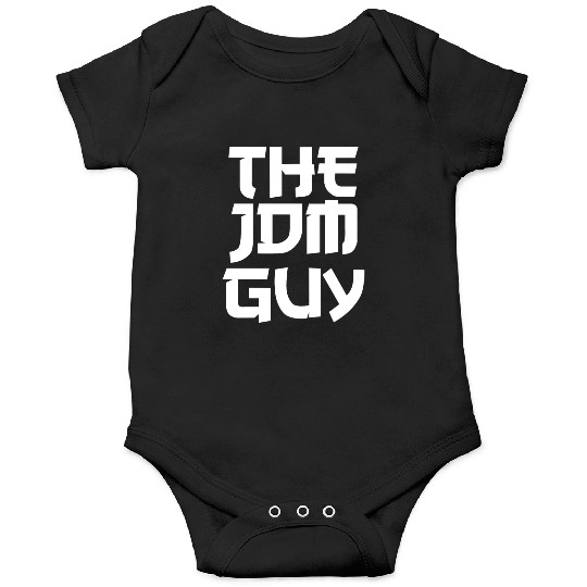 The JDM Guy white text japanese car lover Onesies