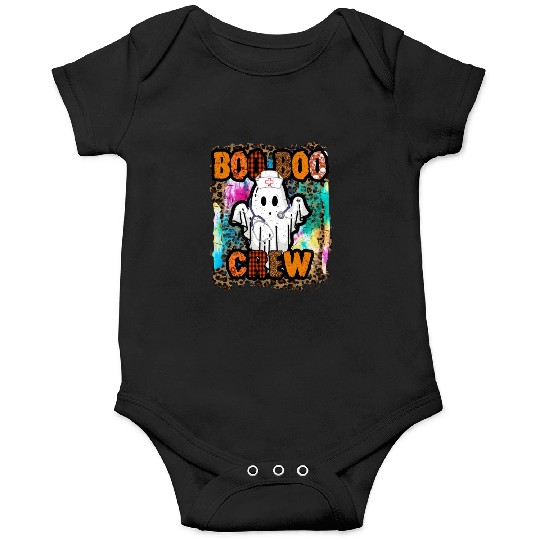 Halloween Boo Boo Crew Tie Dye Onesies