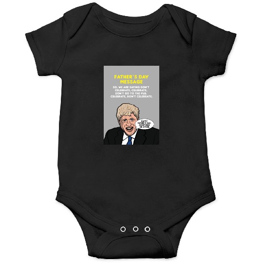 Boris Johnson Fathers Day Message Greeting Card Onesies