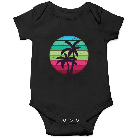 Palm Tree Tropical Beach Onesies