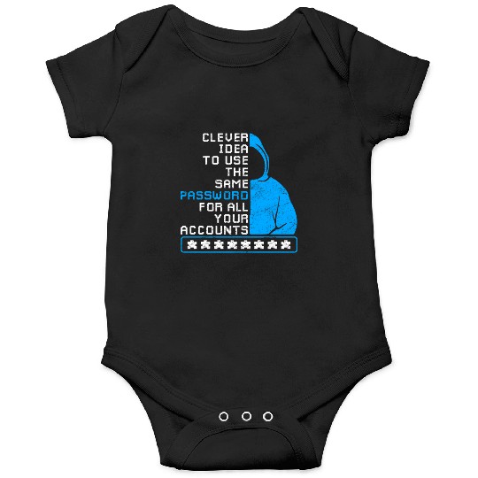 Password hacking Cyber Security Onesies