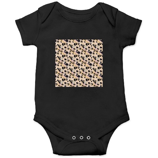 Pretty Leopard Animal Print Pattern Onesies