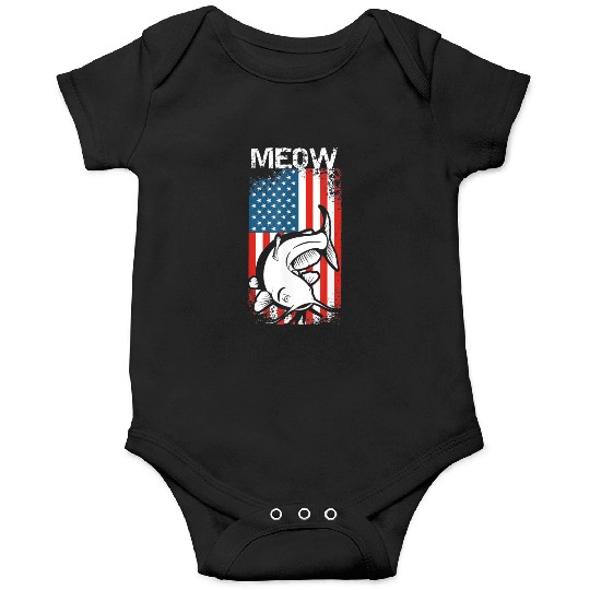 Catfishing American Flag Onesies