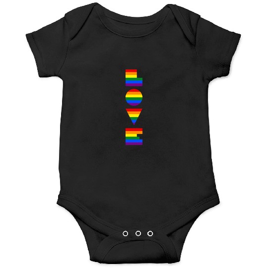 Lgbtq Gay Pride Month Rainbow Love Is Love Onesies
