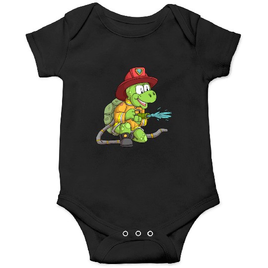 Firefighter Turtle Onesies