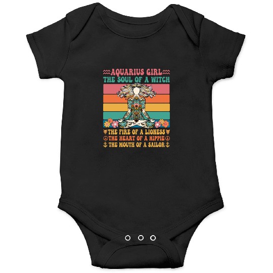 Aquarius Girl Astrology Sign Onesies