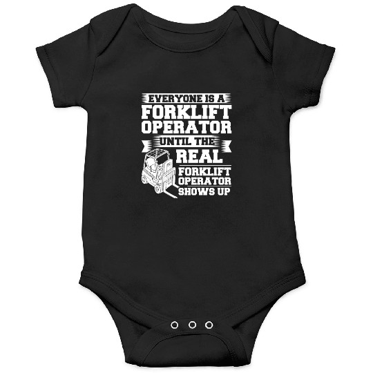 Forklift Operator Driver Lift Truck Training Onesies