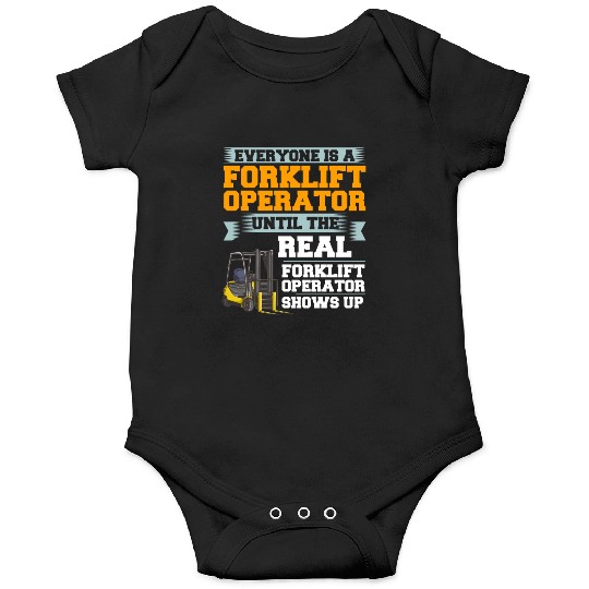 Forklift Operator Driver Lift Truck Training Onesies