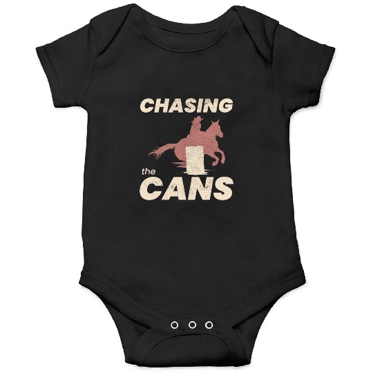 Barrel Racer Rodeo Racing Horse Riding Funny Onesies