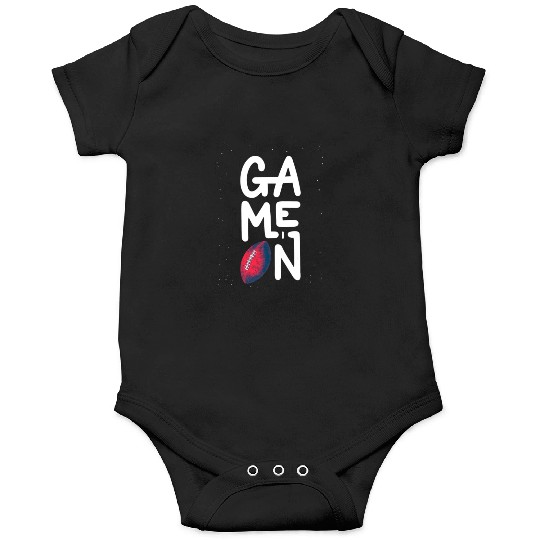 Game on rugby american football Onesies