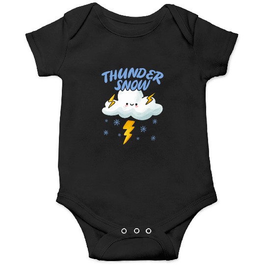 Thunder Snow Lover Ice Cold Snowy Winter Season Onesies