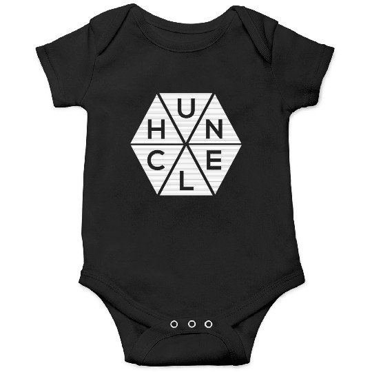 Abstract Triangle Huncle Onesies