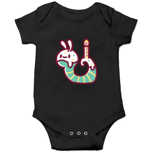 Green Worm Monster Party Onesies