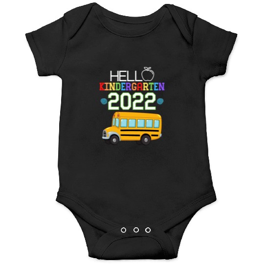 Hello Kindergarten 2022 Teacher Student Kids Onesies