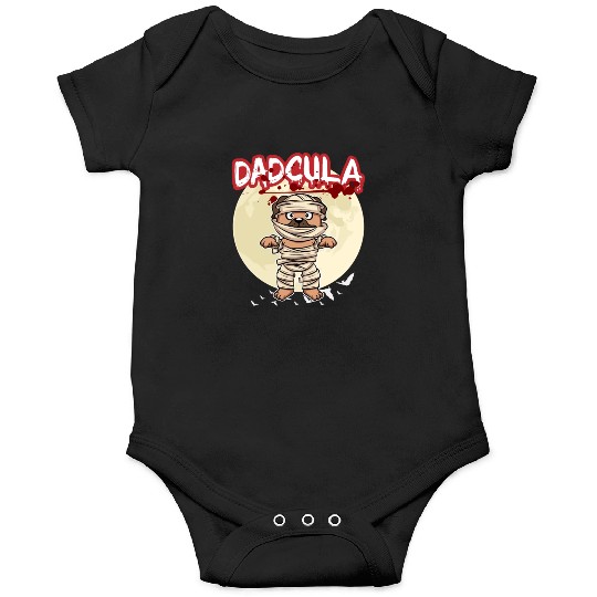 Dadcula Dracula Vampire Dad Funny Halloween Party Onesies