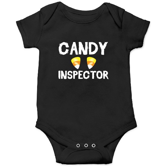 Candy Inspector Spooky Halloween Trick Or Treat Onesies