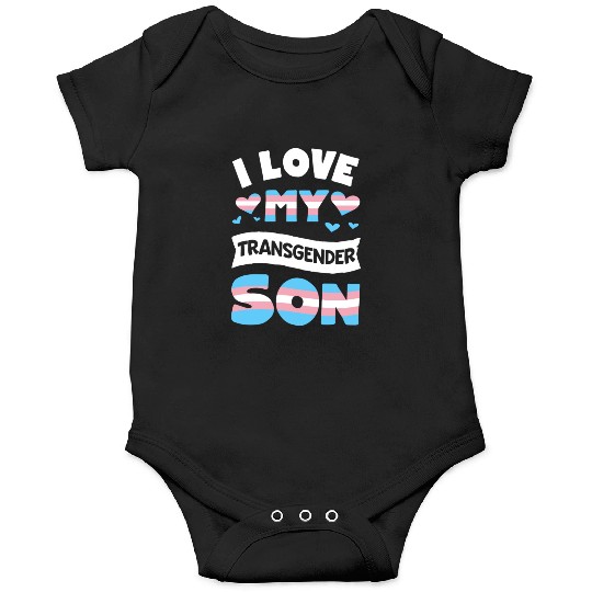 I Love My Transgender Son LGBT Gay Pride Onesies for