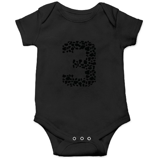 Cow Spots 3 Year Old Boys Kids Outfit 3rd Birthday Onesies