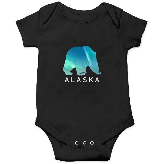 Alaska Gift USA Natur Bär Denali Grizzly Wald Onesies