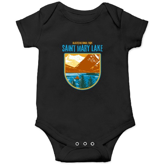 Saint Mary Lake Glacier National Park Onesies