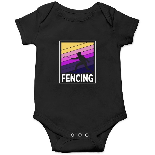 Fencing Sport Duel En Garde Foil Onesies