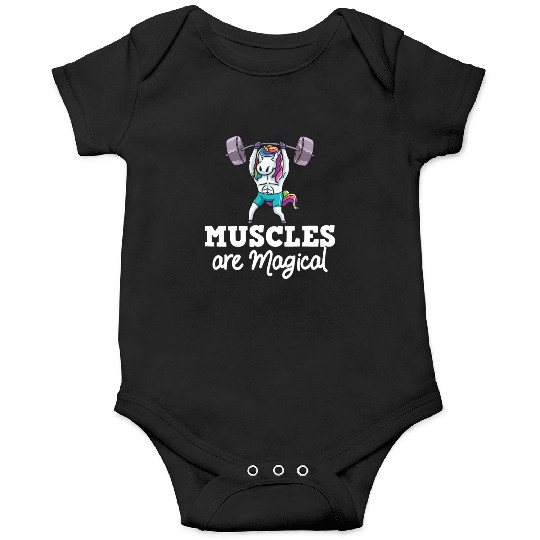 Unicorn Muscle Workout Fitness Training Sport Gym Onesies