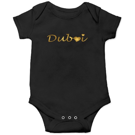 I Love Dubai Luxury Life My Golden Heart Is With D Onesies