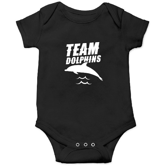 Team Dolphins Cute Dolphin Girls Lover Onesies