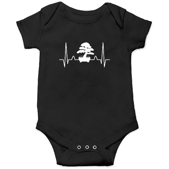 Bonsai Tree Lover Heartbeat Japanese Planting Art Onesies