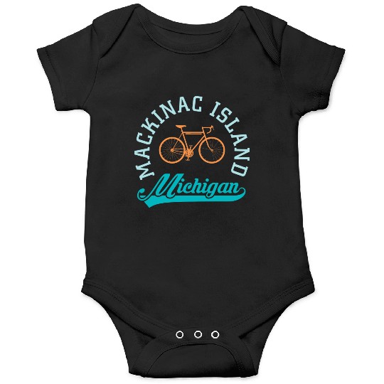 Mackinac Island Mi Souvenir Onesies