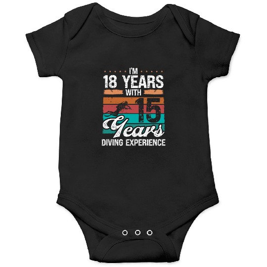 33 Birthday Idea Scuba Diving 33 Year Old Diver Onesies