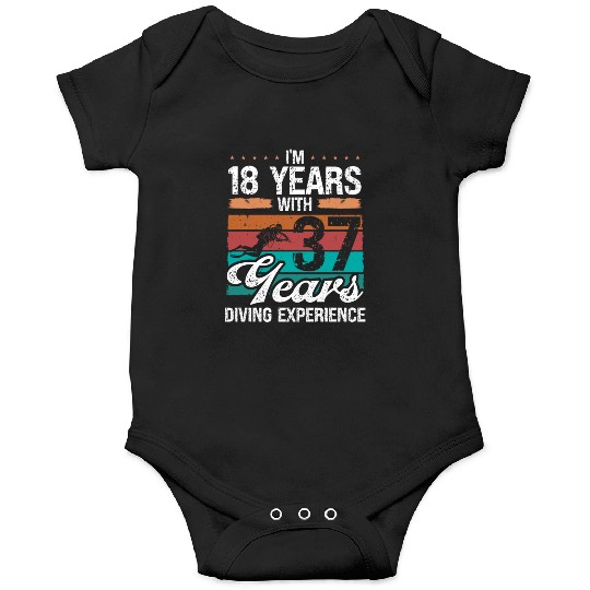55 Birthday Idea Scuba Diving 55 Year Old Diver Onesies