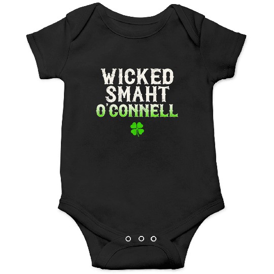 Wicked Smaht O'Connell Clan Boston Irish Slang Onesies