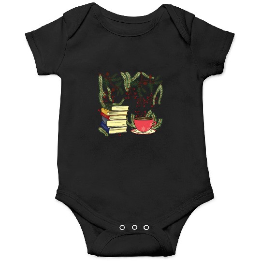 Winter Books and Tea Onesies