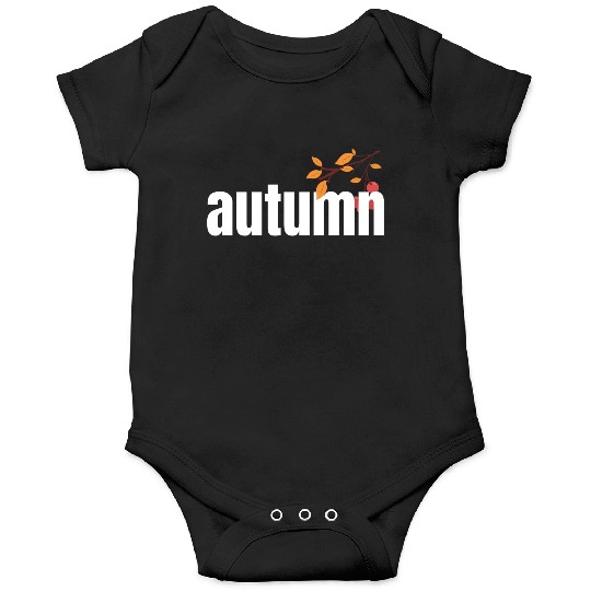 Autumn Tree Orange Fall Leaves The Season Onesies