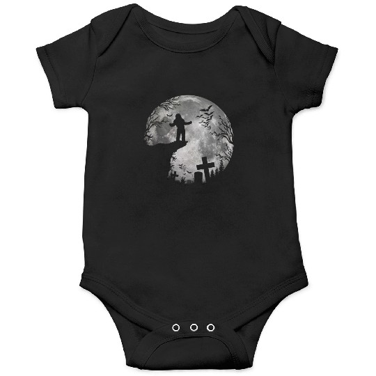Halloween Werewolf Witchs Full Moon trick or treat Onesies