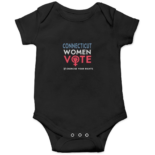 Connecticut Women Vote Voter 2022 Election Onesies