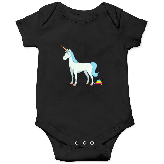 Unicorn Poop Design Onesies